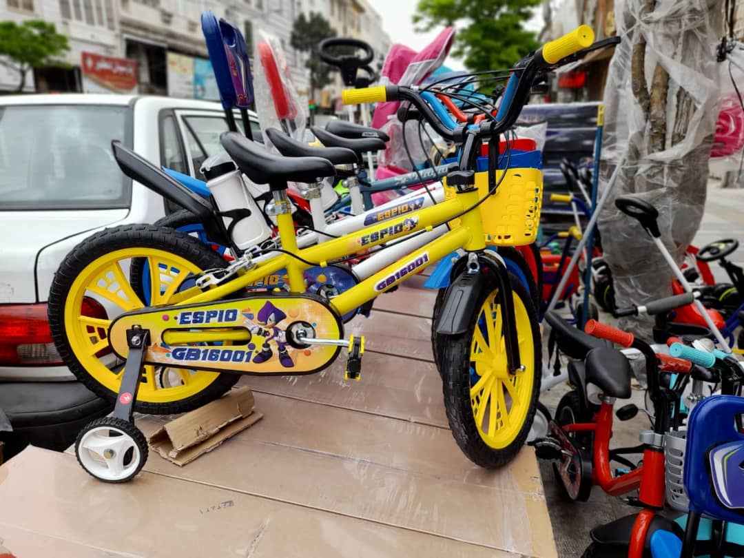 دوچرخه سایز 16 رنگ زرد